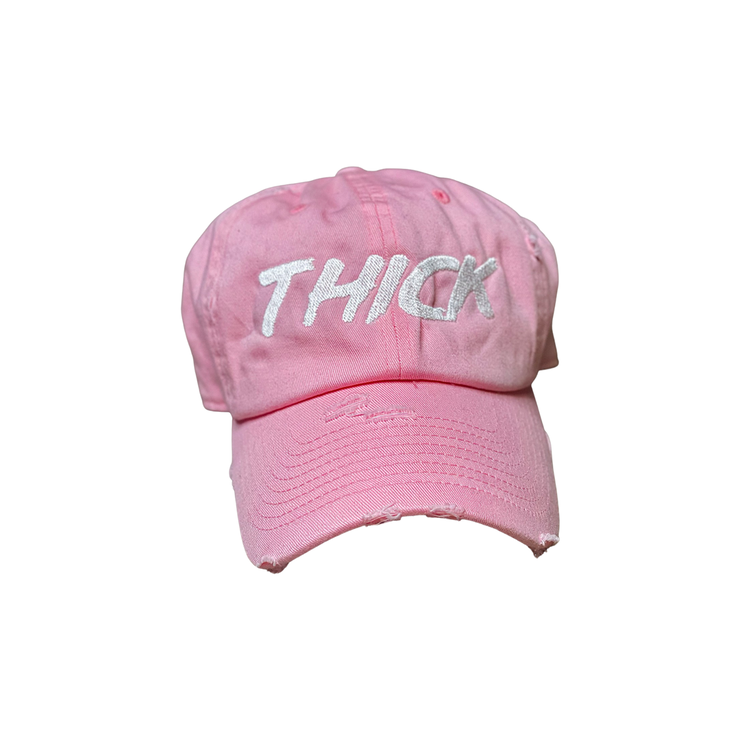 THICK (Bold) Distressed Dad Hat